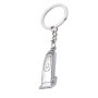 ARFUKA Porte-clés en métal avec pendentif tondeuse à cheveux pour homme, Argenté, Small