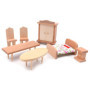 CENPEK Mobilier de maison de poupée à l'échelle 1:12 - Meubles miniatures en bois - Accessoires pour maison de poupée - Modèle d