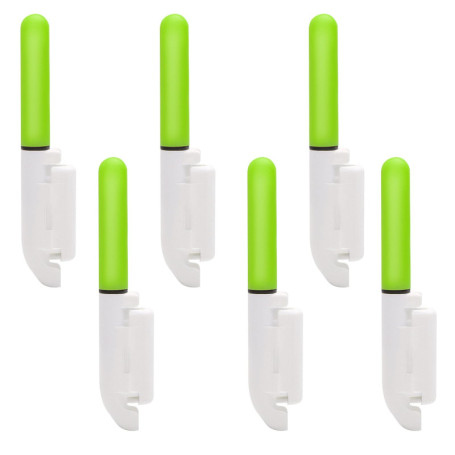 Ruikdly Lumière Canne à Pêche 6 Bâton Lumineux LED pour la Pêche Bâtons Lumineux de Pêche avec Boucle pour Canne à pêche en mer,