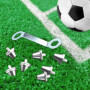 Ruikdly 12pcs Crampons de Rechange Football en Alliage d'aluminium Mixte Cales De Rechange pour Chaussures de Football, 2 Taille