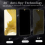 [2 Pièces] Verre Trempé Anti-Espion pour Samsung Galaxy S22 Plus/S23 Plus, Protecteur D'écran de Confidentialité, 9H Dureté Film