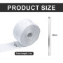 Bande Thermique Echappement, 5m x 5cm Bande d'Échappement avec 2 Attaches de Câble Isolant Thermique Echappement pour Tuyeau Col