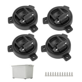 Petite Roulettes pour Meubles, 4 Pièces Roulettes Pivotantes pour Meubles, Rotation à 360° Mini Roulettes Adhésives, Roues pour 