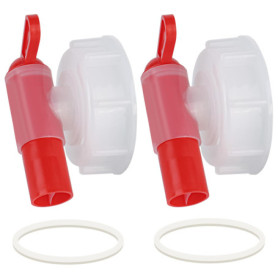 XCDMJ 2pc Robinet Verseur 23mm Robinet De Vidange Bidon Din 61 Robinet Doseurpour 20l