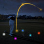 BORDEAG Lot de 6 balles de golf lumineuses à LED multicolores - Balles de golf lumineuses - Idéales pour l'entraînement de nuit