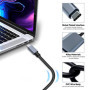 Adaptateur USB C vers HDMI,2M USB C HDMI Cable HDMI USB C Adaptateur USB HDMI Compatible Thunderbolt 4/3 a HDMI pour Surfac Pro 