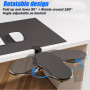 Taille Réglable Accoudoir Bureau Extender: TOATELU Support d'Accoudoir Réglable Pour Bureau d'Ordinateur Détend les Muscles des 