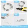 NVIYAM 1mm Fil Aluminium 30m Fil de Fer Souple Fil de Fer Souple Loisir Creatif Fil Tricotin Fil d'Artisanat En Aluminium Fil à 