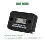 Yooreal YR-HM016 Compteur d’heures de vibration sans fil, rappel d’entretien, pour les équipements moteur, les générateurs, les 