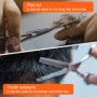 Uootach 2 Pièces Ciseaux Coiffure, Ciseaux de coiffage ultra tranchants et précis, Ciseaux de barbier professionnels en acier in