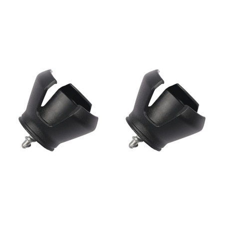 ANCLLO Lot de 2 pinces de ramassage pour balles de golf - 3 griffes - Accessoire de golf - Noir