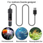 GERUI Chauffage d'aquarium USB 10 W - Mini barre chauffante avec thermostat - Chauffage tortue d'aquarium pour petits aquariums 