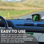 WIYETY Compteur de Vitesse Numérique Universel pour Voiture - Affichage Tête Haute pour Vélo, Moto et Auto