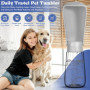 MTINRNI 550ML Bouteille d'eau pour Chien Chat,150°Pliable Gourde Chien,Distributeur d'eau Portable étanche,BPA-Free,Convient pou