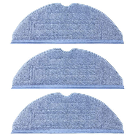 BECILES Lot de 3 serpillères de rechange en microfibre pour aspirateur Roborock S7 S7Plus T7 T7plus T7SPlus - Réutilisables et l