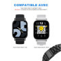 iHoxstrapie Bracelet Compatible avec Xiaomi Watch 5 Lite, Bracelet de Remplacement en Acier Inoxydable Compatible avec Redmi Wat