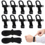 Paracorde Bracelet, 10 Pcs Boucles de Manille Sont Utilisés pour Fabriquer des Bracelets de Survie, Bracelet de Survie Réglable 