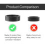 Fibre de Carbone Entretoise, 12pcs Entretoises de Casque Sont Utilisés pour le Guidon de Vélo, Entretoise de Casque de Vélo Pour