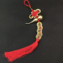 YANGWEN 2 Pièces WU Lou Gourd Feng Shui pièces Chinoises de la Chance pièces de Feng Shui Nœud Chinois et Monnaie Porte-Bonheur 
