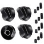 Zwenjuan Bouton Plaque de Cuisson,4pcs Boutons de Commande Universels,Bouton de Cuisinière,Bouton pour Réchaud à Gaz,pour Presqu