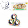 Yeefunjoy Anneaux magnétiques Fidget Toy, Idea ADHD Fidget Toys, Adult Fidget Magnets Ring Toys for Anxiety Relief Therapy, Fidg