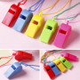 TAFACE Lot de 24 sifflets colorés pour enfants avec cordon tour de cou, adaptés pour les compétitions scolaires, les jeux d'équi
