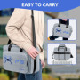 UUBOXS Étui de Transport pour PS5, Sac de Voyage de Protection pour PS5/PS5 Pro/PS5 Slim, Sac PS5 à Main pour Manette, Casque de