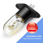 Ruiandsion Ampoule micro-ondes T170 Base 230V 20W Ampoule micro-ondes pour lampe universelle de four à micro-ondes poire, blanc 