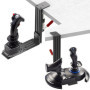 Lot de 2 Support de Bureau pour le joystick de jeu de Sim de vol Compatibles avec Logitech X52/ X52 Pro/ X56/ X56 Rhino/Winwing 