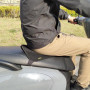 Pelucton Housse de Selle Moto Scooter avec Protection Solaire, Coussin de Siège Scooter en Maille Respirante, Protecteur de Sell