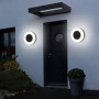 Sytmhoe Plafonnier Extérieur Étanche Porte d Entrée Terrasse 18W 2700-6500K Variable Dimmable Avec Télécommande Et Application, 