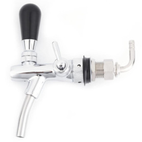 DeWin Tireuse Réglable Robinet Bière, Chromé G5/8 Keg Bière Brassage Robinet pour Restaurants de Bar à Domicile