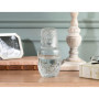 Bedside Water Carafe avec verre Set carafe en verre Carafe à eau de nuit Carafe à eau pour chambre à coucher Carafe à eau Table 