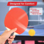 Raquette de Ping-Pong Raquette Ping Pong Raquette Tennis de Table Set de Tennis de Table avec 2 Raquette de Ping Pong 3 Balle de
