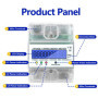 Compteur Electrique Triphasé Numérique Compteur D'Energie Electrique Courant Triphasé 4 Fils Compteurs à Rail Din Compteur Élect