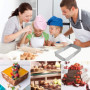 DURANTEY Cadre Patisserie en Acier Inoxydable 15 à 28 cm Réglable Moule Gateau Carré Extensible Moule Carré Patisserie Antirouil