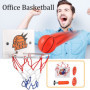 Mini Panier De Basket Chambre Mini Panier De Basket Enfant Mini Office Basketball Jouet De Basketball Enfant avec 2 Balles Et 1 