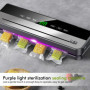Machine a Emballer Sous Vide, Machine Sous Vide, Appareil Sous Vide Alimentaire, avec 10 Sacs Sous Vide, Affichage Numérique LED
