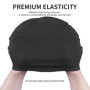 Newaner 2 Pièces Bonnet de Bain en Silicone pour Cheveux Longs, Protection auditive, Revêtement Ripstop pour Le Confort et la ré