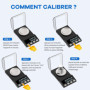 KUBEI Rechargeable par USB 100g/0.001g Balance de Precision Milligrammes Balance de Poche Balances de Bijoux,Balance de Cuisine 