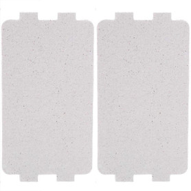 2 pcs plaque mica,plaque micro ondes,plaque mica micro ondes,Remplacement de Feuille, de Guide d'ondes Hyperfréquences Réparatio