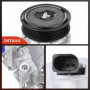 Frankberg Compresseur Climatisation avec attelage Compatible avec A4 8EC B7 8K2 B8 8KH B8 8ED B7 8K5 B8 8H7 8HE Exeo 3R2 3R5 A6 