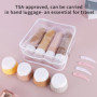 8 Flacons de Voyage en Silicone：contenant voyage 90 ml réutilisables et étanches en silicone - Kit de Accessoires de Voyage Cert
