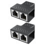 YSDYY Répartiteur en 2 parties, connecteur de câble réseau, adaptateur de câble réseau, connecteur d'extension de câble, réparti