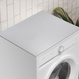 Farerkass 60x60 cm Housse Machine a Laver, Gris Protection Machine a Laver Universelle Douce et Découpable pour Machine à Laver,