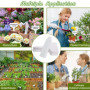Etiquettes pour Plantes, 100 Pièce Imperméables Etiquettes Plantes avec 1 Stylo, Étiquettes en Plastique Durables, Etiquette Sem