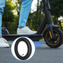 Uoimky Chambre à Air 10 pouces, 2 pièces 10 x 2/2.125 pneus pour Trotinette Electrique avec valve 45 ° et 2 leviers Double épais