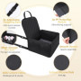 Mozvvco Siège Auto pour Chien, Panier Voiture Avec Côtés Robustes et Ceinture de Sécurité, Pour Petite et Moyenne Taille, Imperm