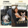 Mozvvco Siège Auto pour Chien, Panier Voiture Avec Côtés Robustes et Ceinture de Sécurité, Pour Petite et Moyenne Taille, Imperm