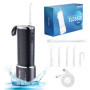 CARER SPARK Hydropulseur Dentaire - Irrigateur Oral Professionnel avec Mode Autonettoyant 4 Modes & 5 Buses Fonction USB Recharg